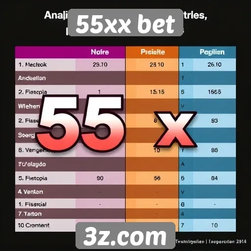 Comparação entre 55xx bet e concorrentes do setor
