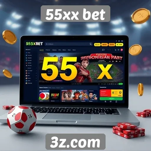 Interface do site 55xx bet é amigável para usuários