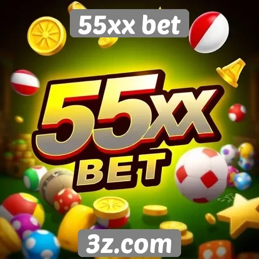 Variedade de jogos disponíveis na 55xx bet